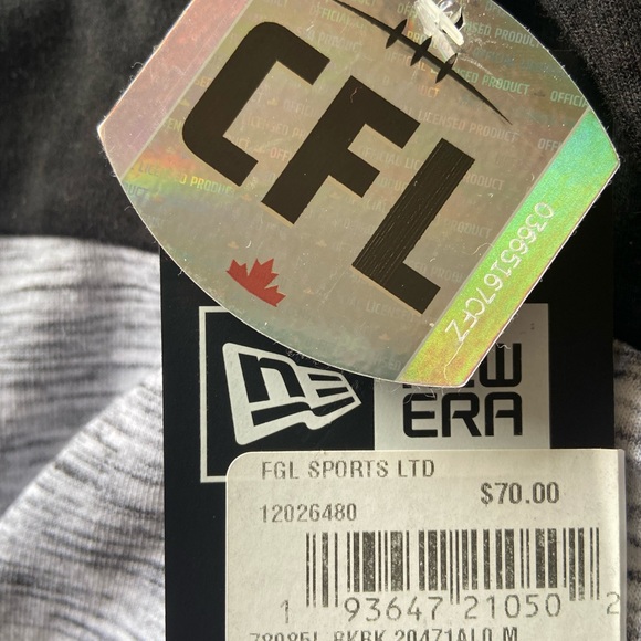 New Era CFL Ottawa Redblacks hoodie - Picture 3 of 3
